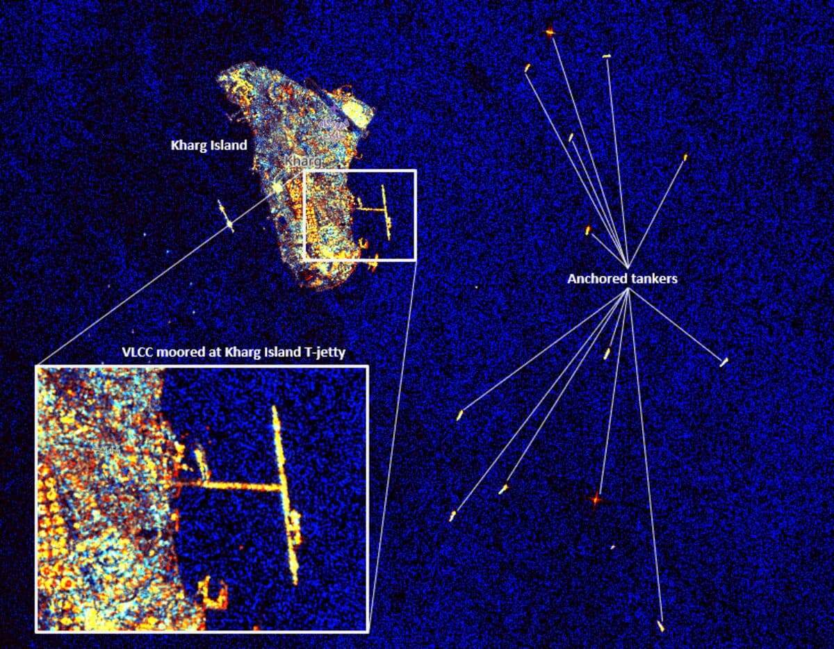 Iran Keeps Loading Oil Onto Tankers Even as US Blocks Exit Route