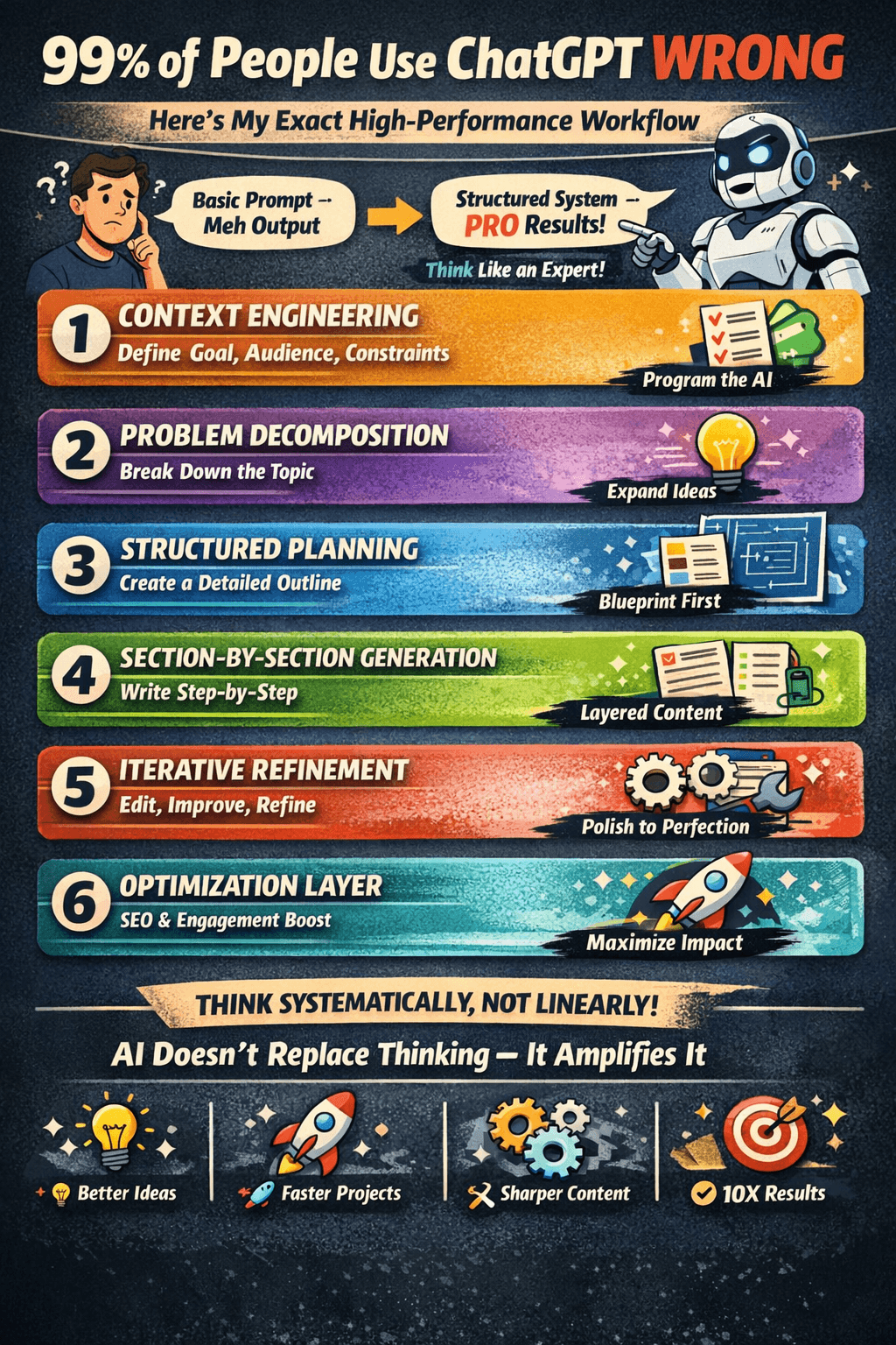 99% of People Use ChatGPT Wrong — Here’s My Exact High-Performance Workflow (Advanced, Technical…