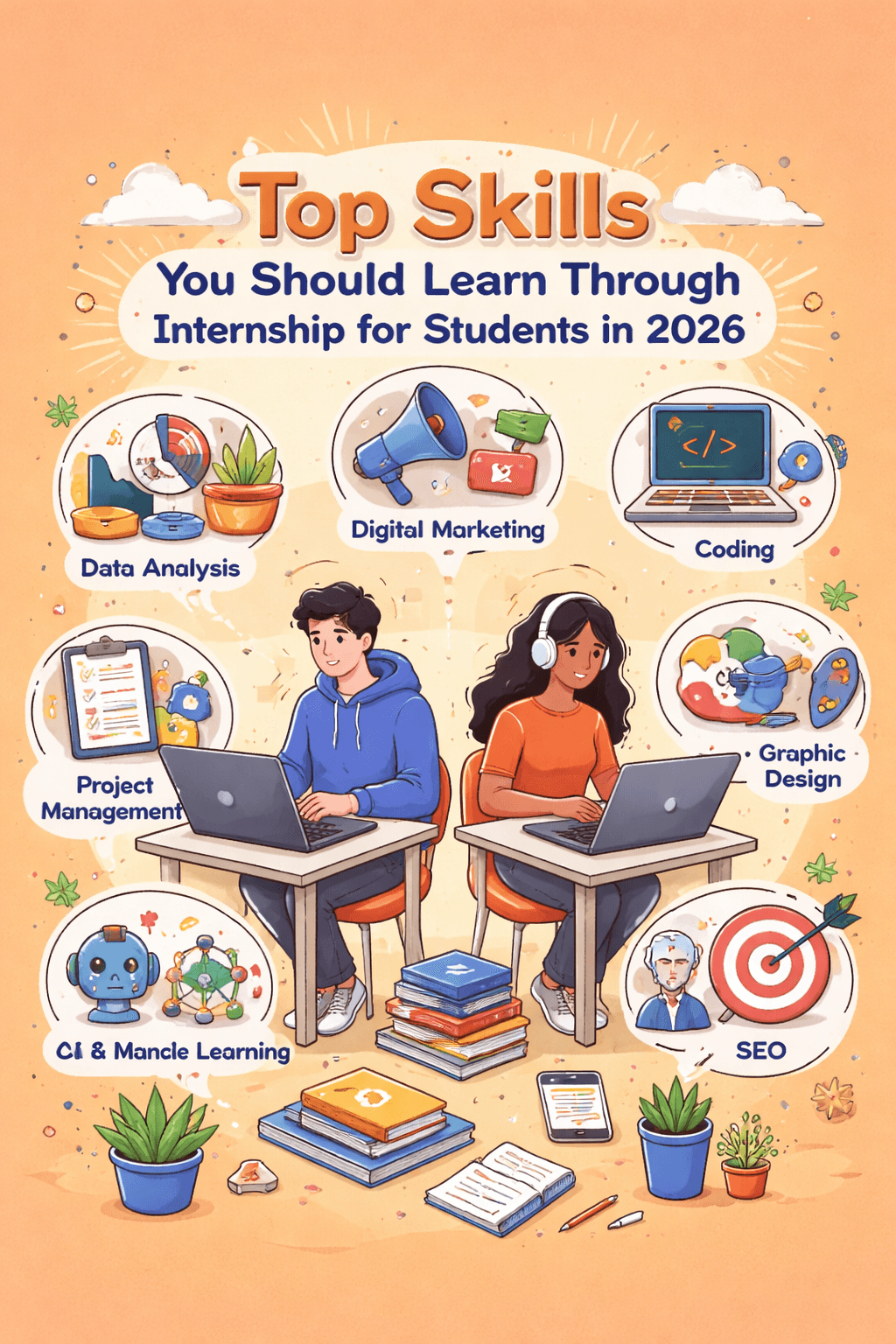 Top Skills You Should Learn Through Internship for Students in 2026