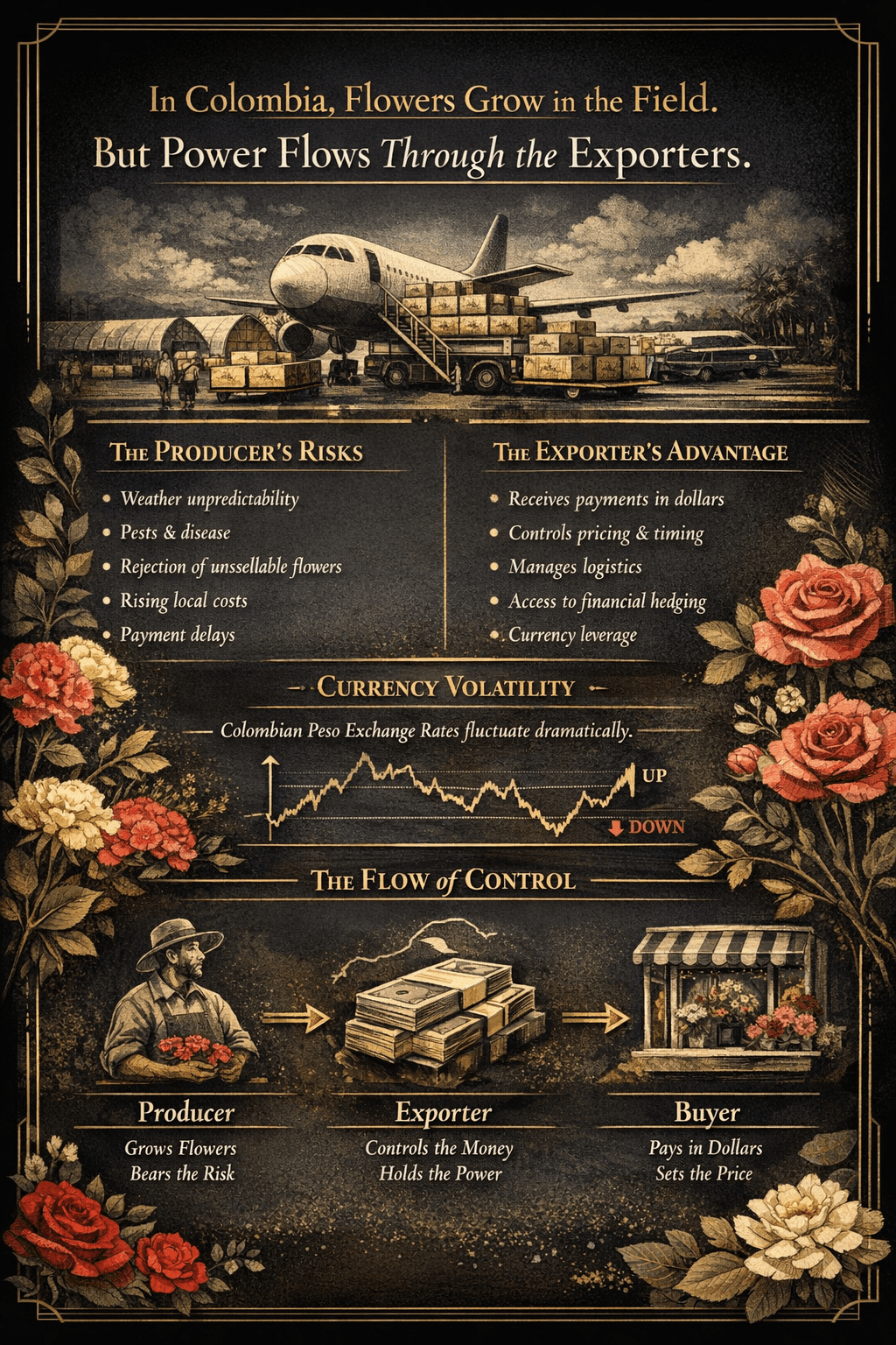 In Colombia, Flowers Grow in the Field.