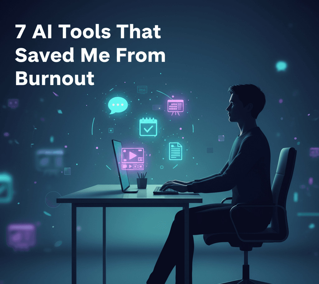 I Was Drowning in Work. These 7 AI Tools Pulled Me Out.