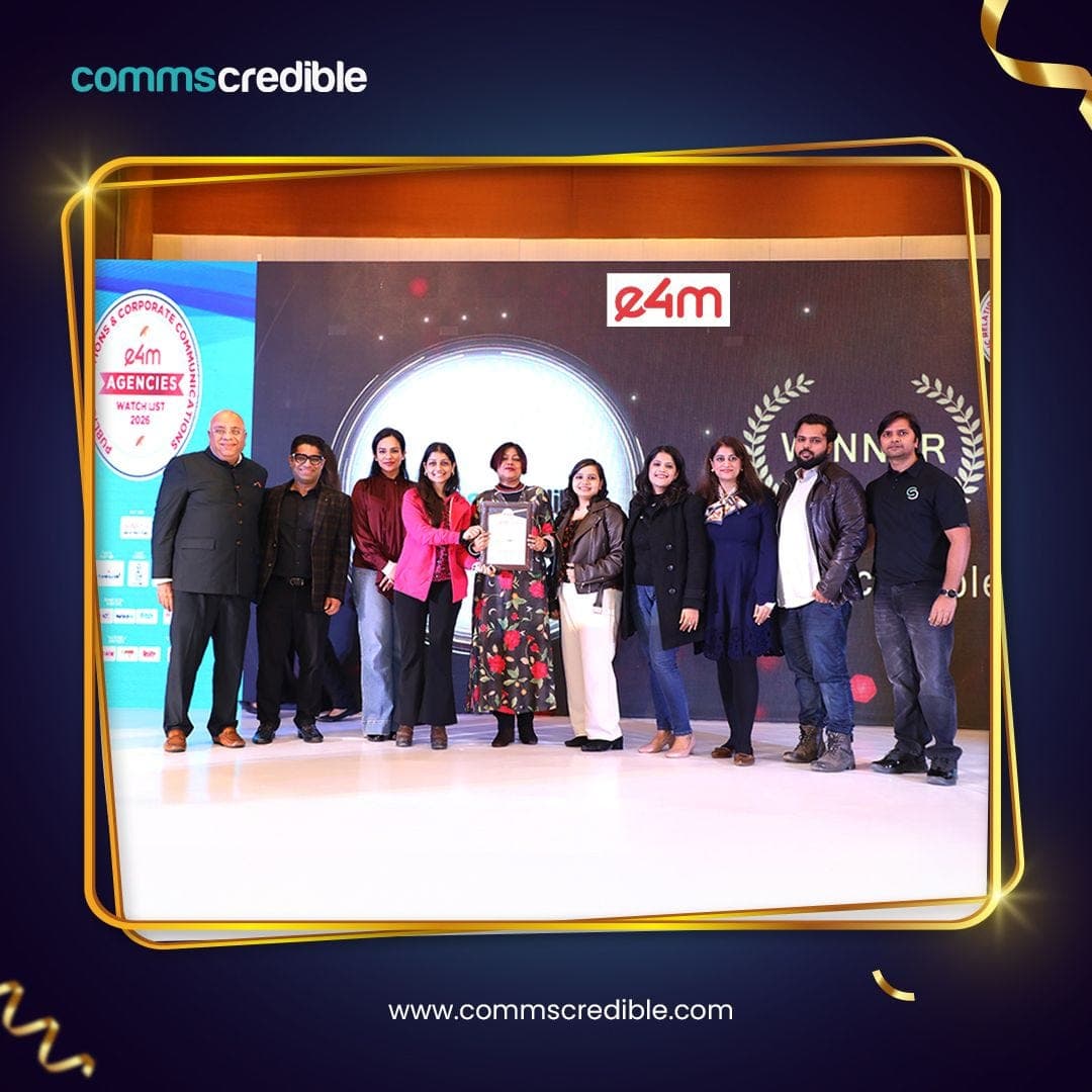 Commscredible Named in e4m PR Watchlist 2026 | Top Agency