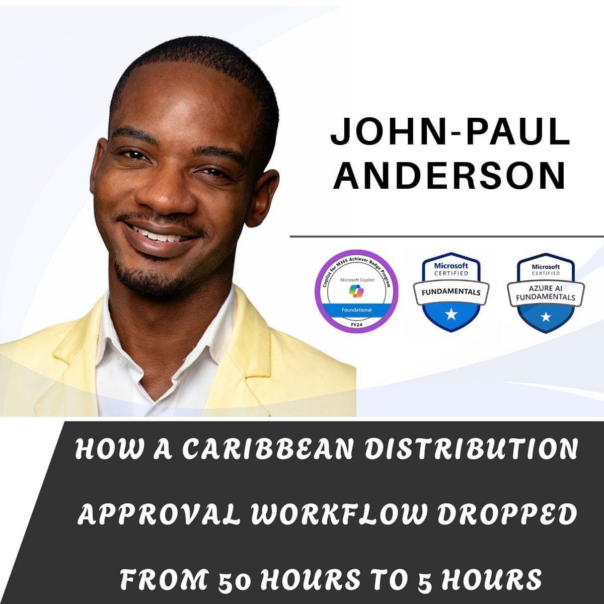 How a Caribbean distribution approval workflow dropped from 50 hours to 5 hours