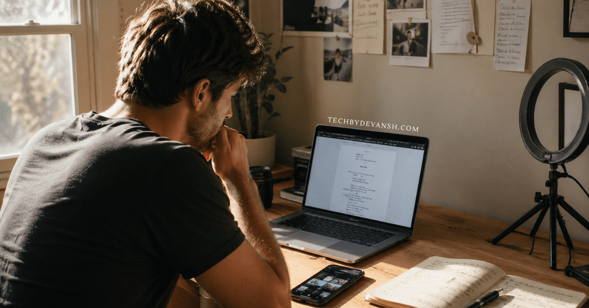 I Stopped Writing YouTube Scripts Manually. Here’s the AI Workflow I Use Instead.