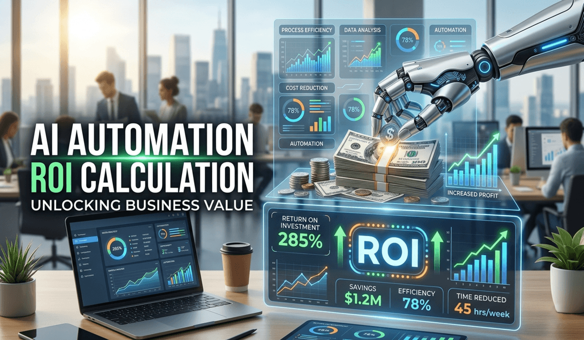 AI Automation ROI Calculation in 2026 — Measure Profit & Productivity