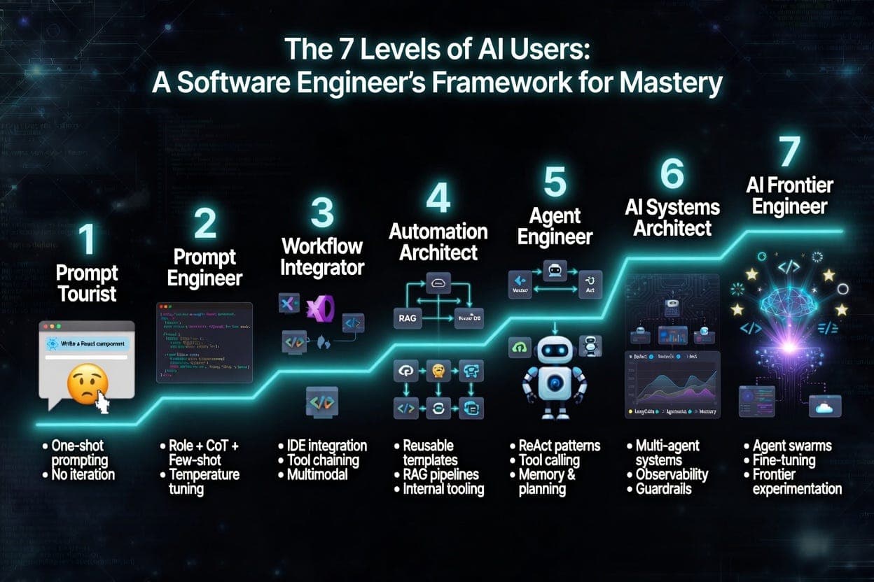 The 7 Levels of AI Users: A Software Engineer’s Framework for Mastery in 2026