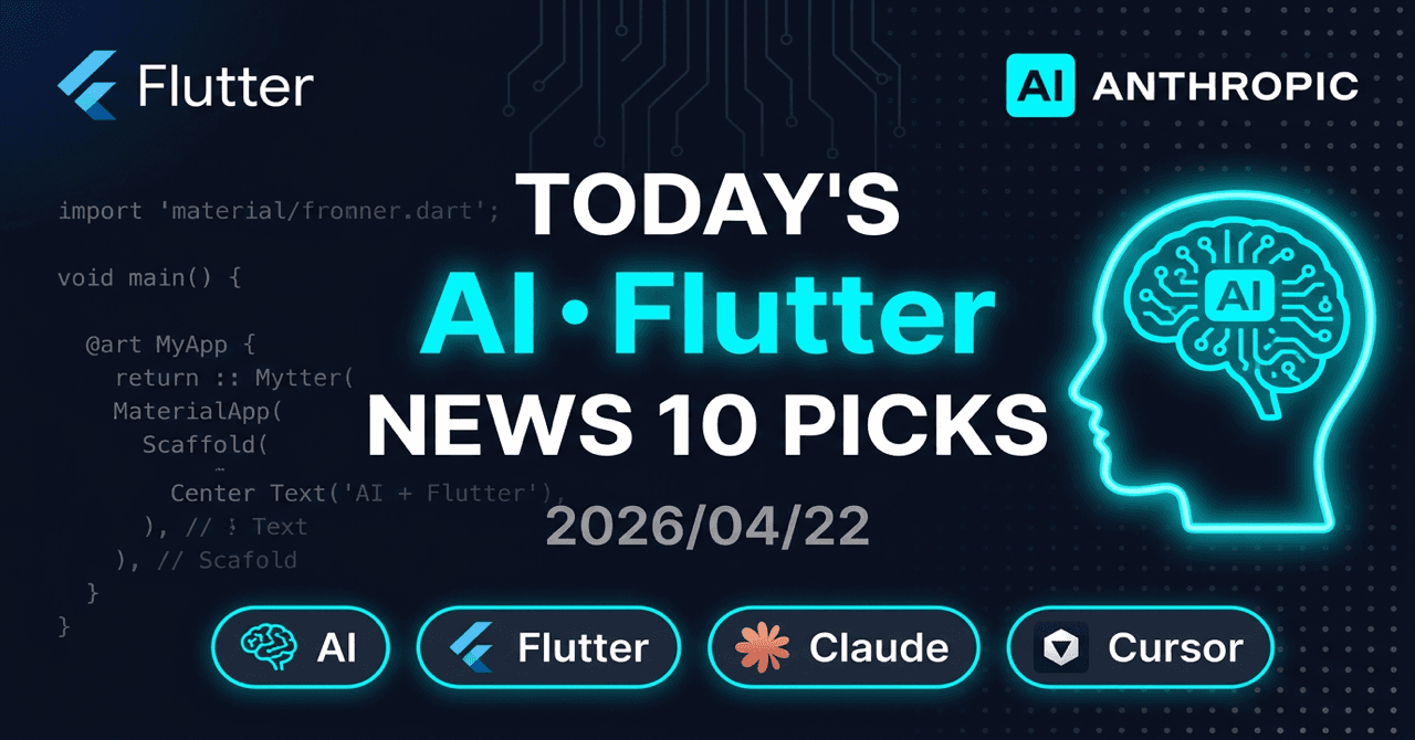 Anthropic’s $100B AWS Bet for 5GW of Claude Compute — Top 10 AI & Flutter News April 22, 2026