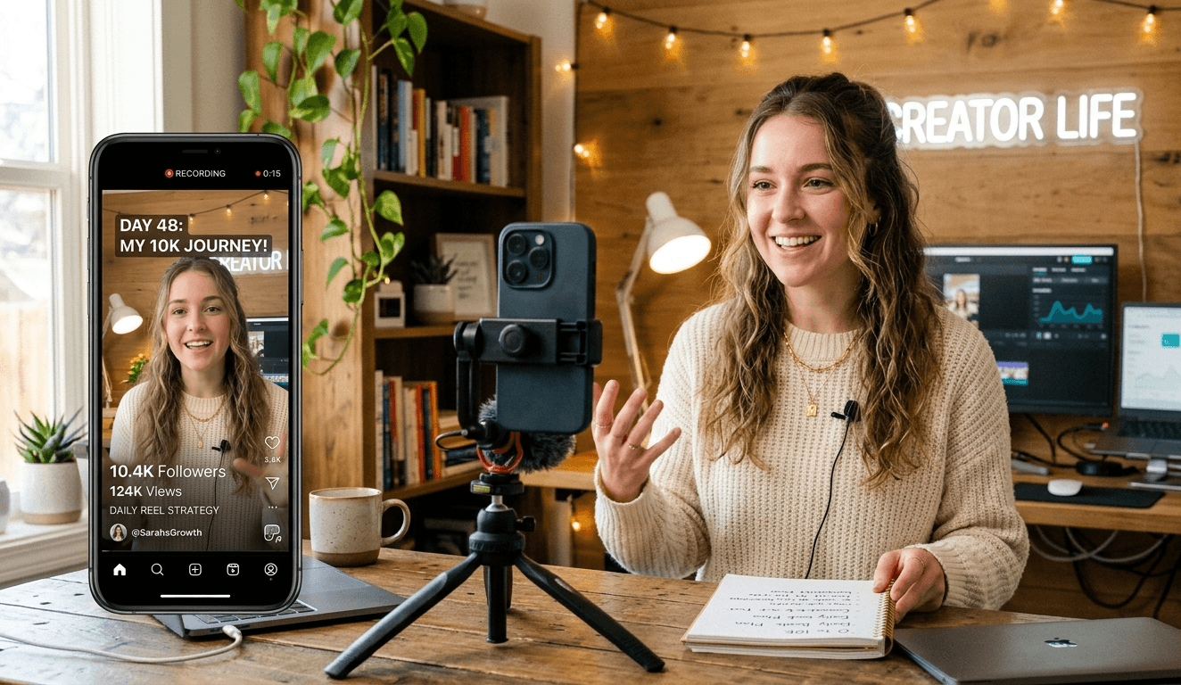 From 0 to 10K Followers Using Daily Reels