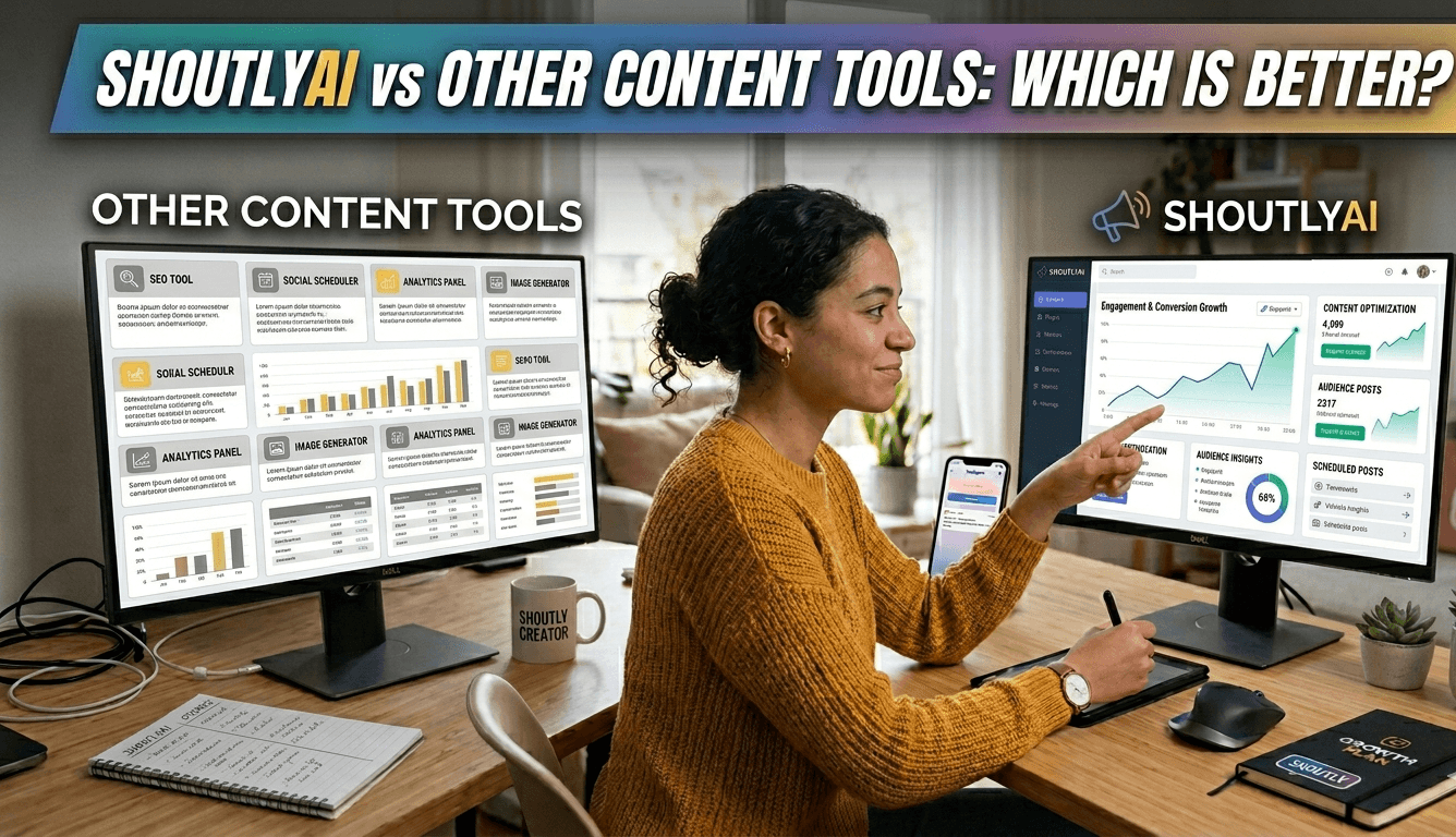 ShoutlyAI vs Other Content Tools: Which is Better?