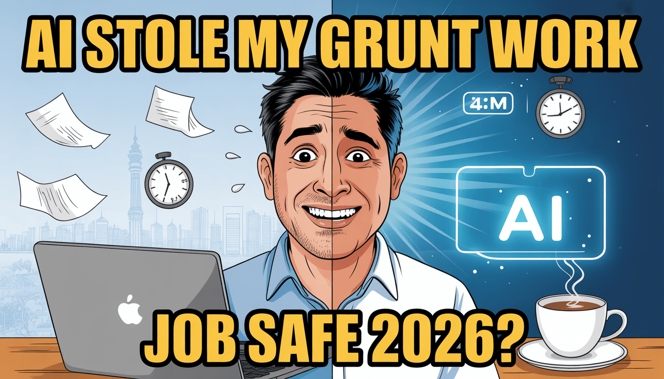 Why AI Isn’t Taking Your Job in 2026 (And How to Be the One Who Stays)