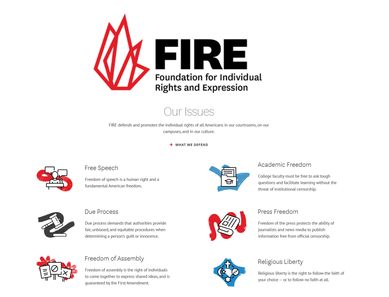 My new senior fellow role with FIRE