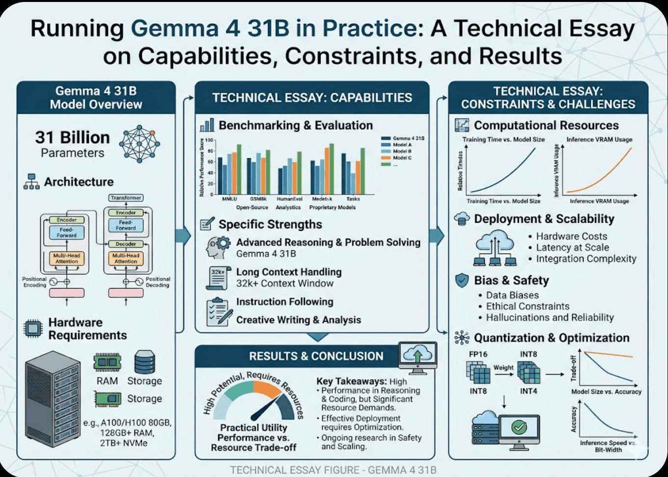 Running Gemma 4 31B in Practice: A Technical Essay on Capabilities, Constraints, and Results