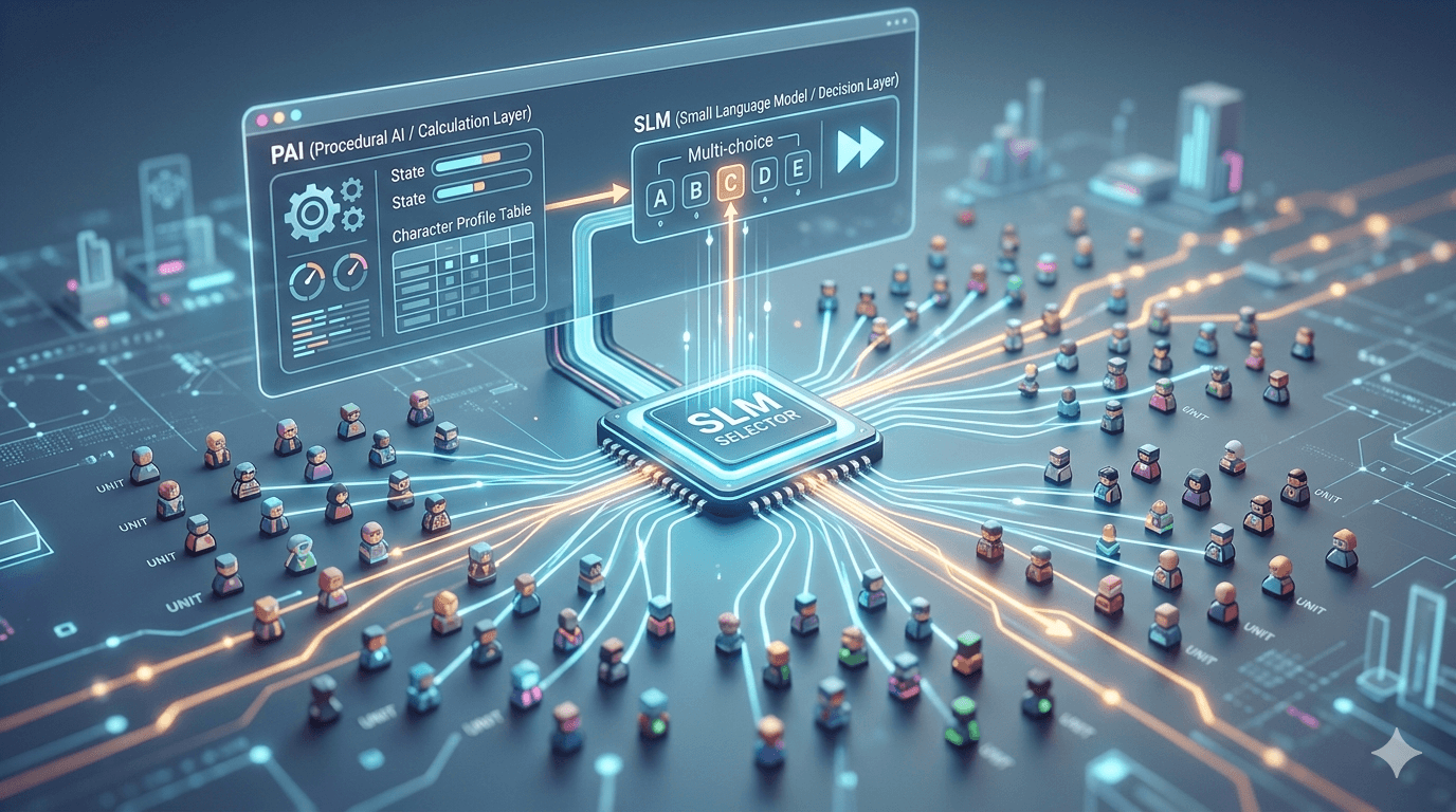 Exploring the Use of Small Language Models as Decision Selectors for Large‑Scale Character…