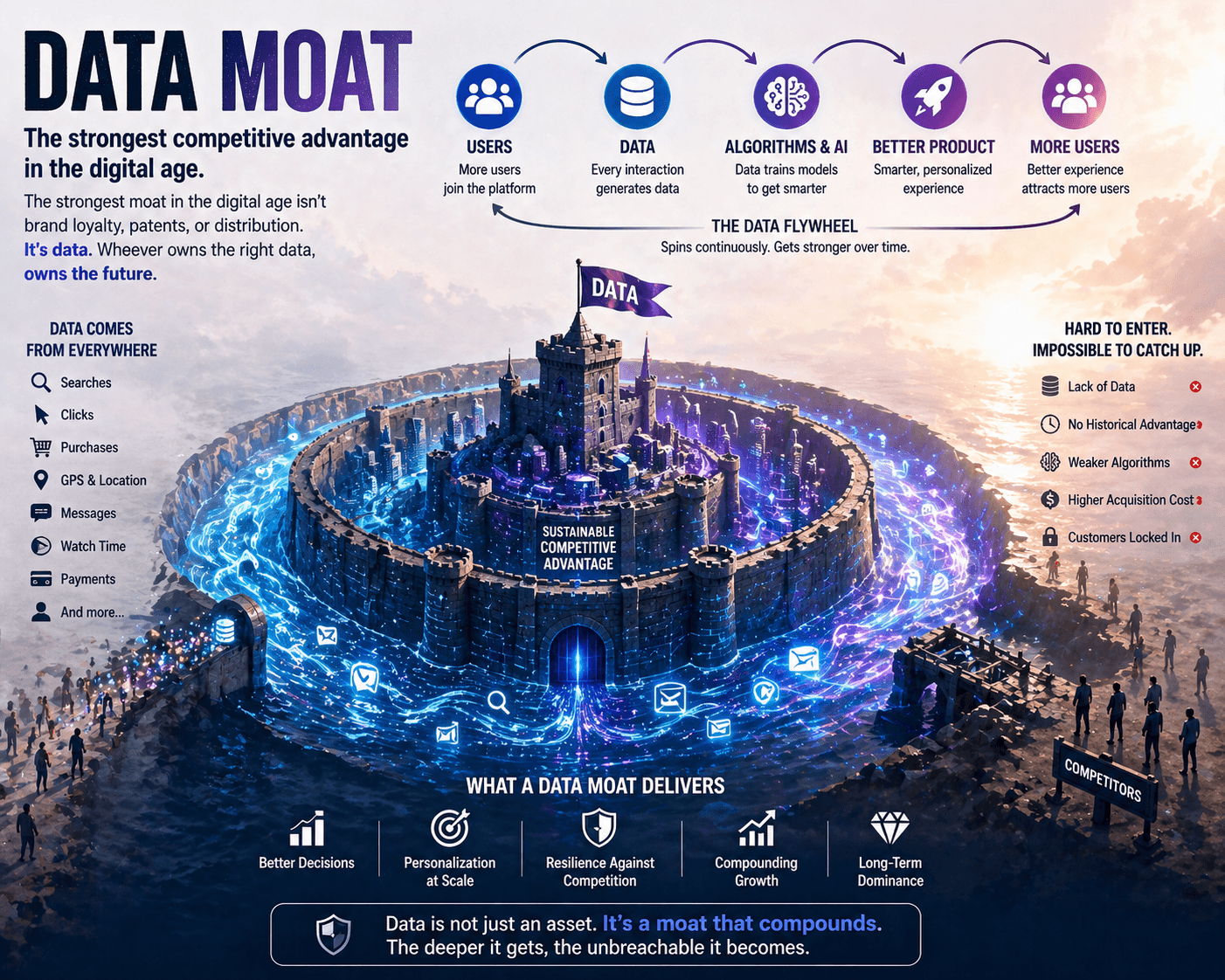 The Silent War of Data Moats: How Companies Trap Competitors Forever
