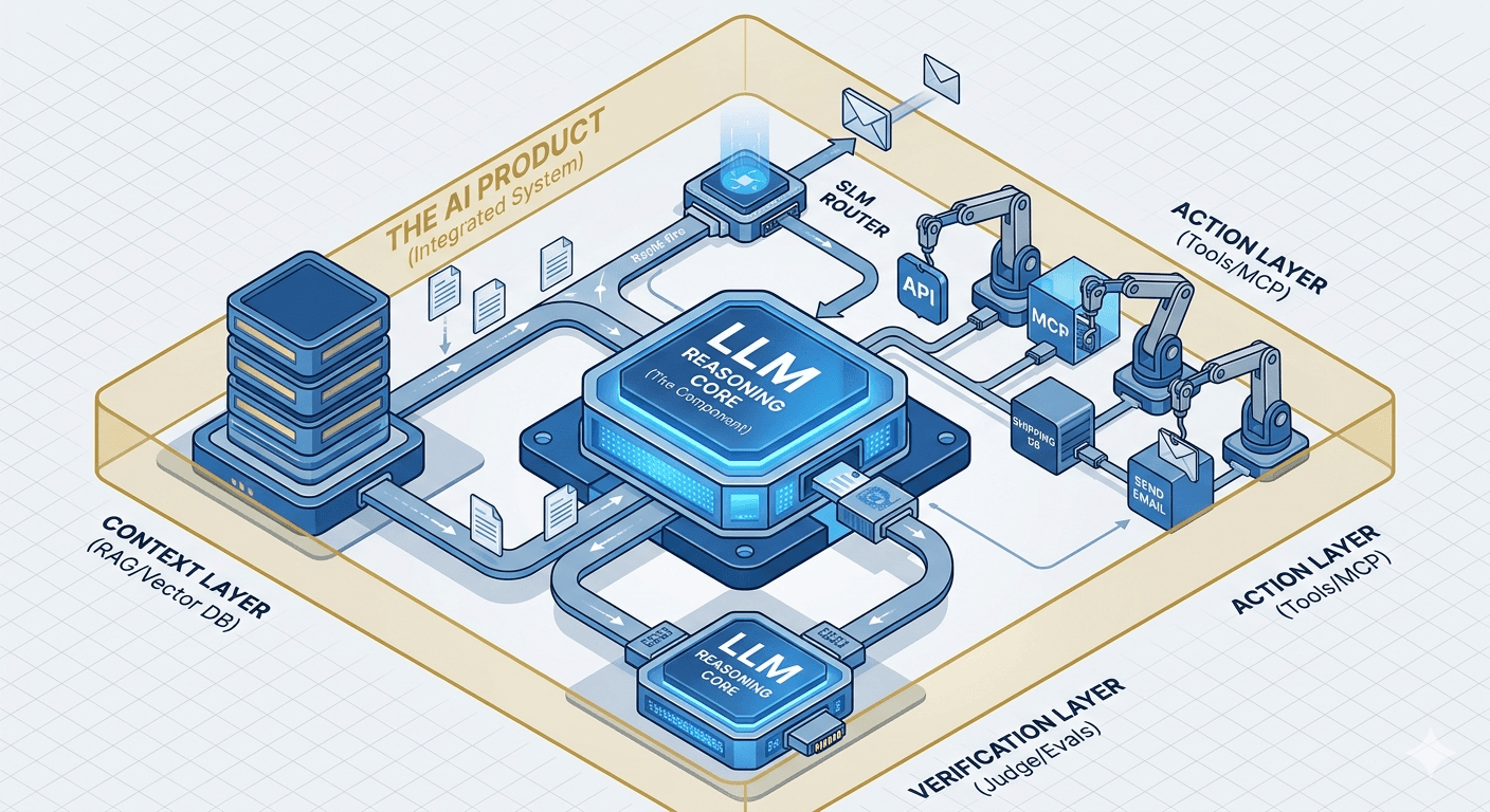 The LLM is a Component, Not the Product