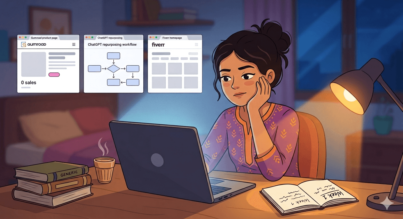 3 AI Side Hustles, 7 Days, 1 Student — Here’s What Actually Happened