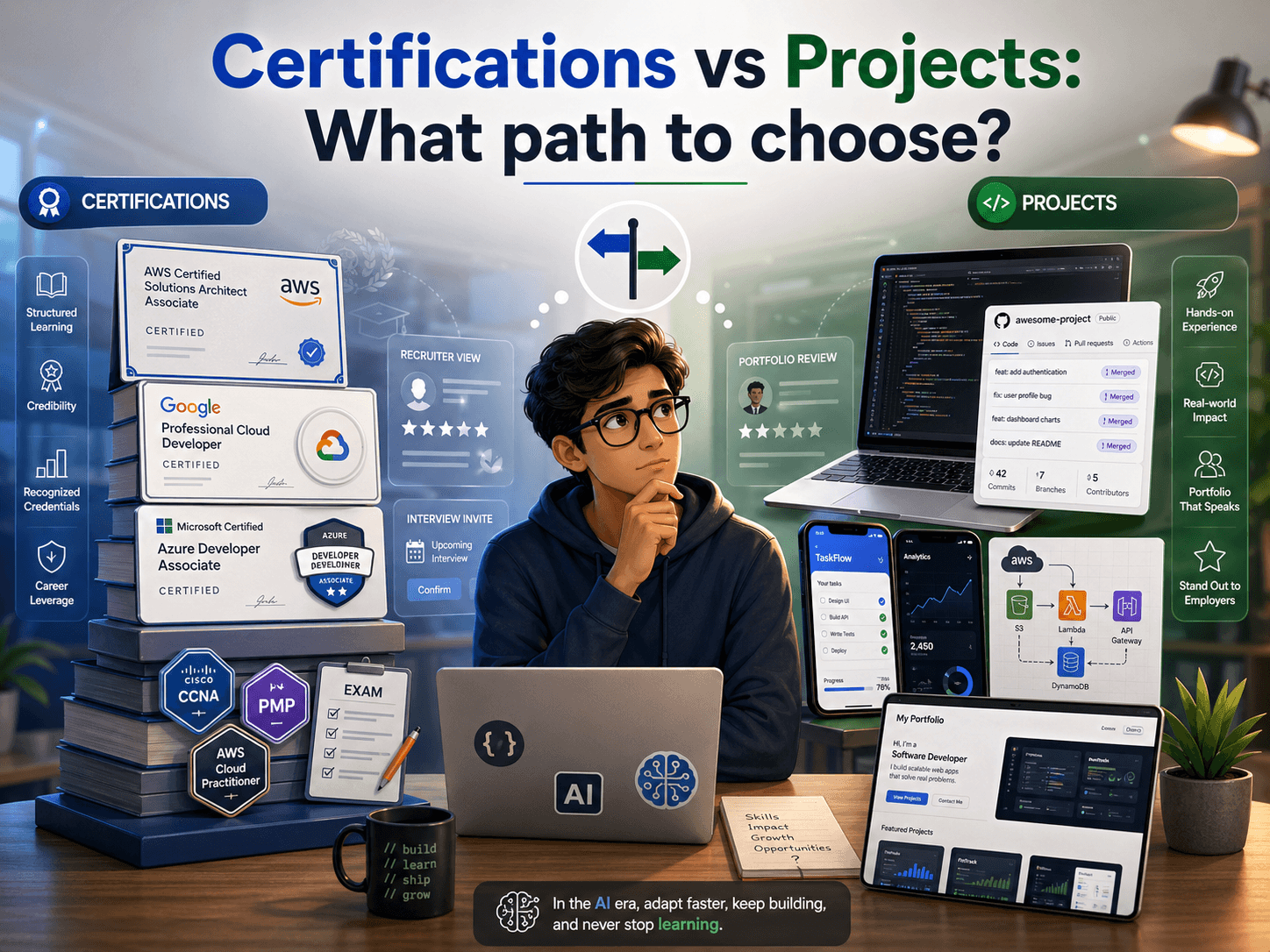 Azure for CS Students: Why You Need Both Certifications and Projects