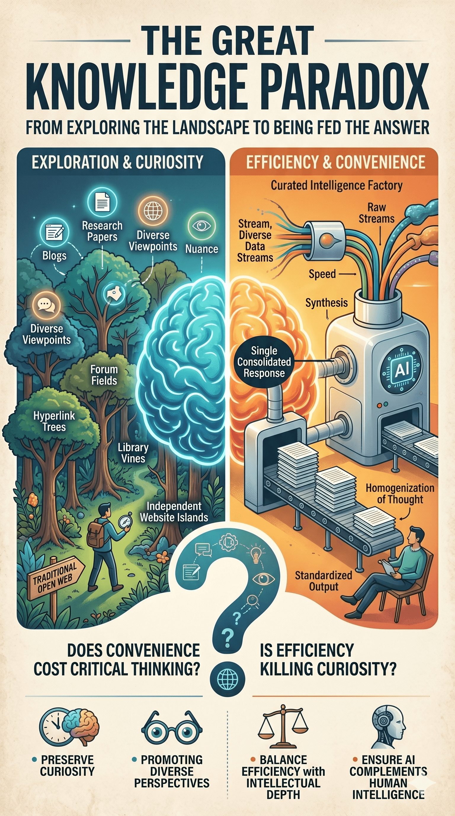 The great knowledge paradox