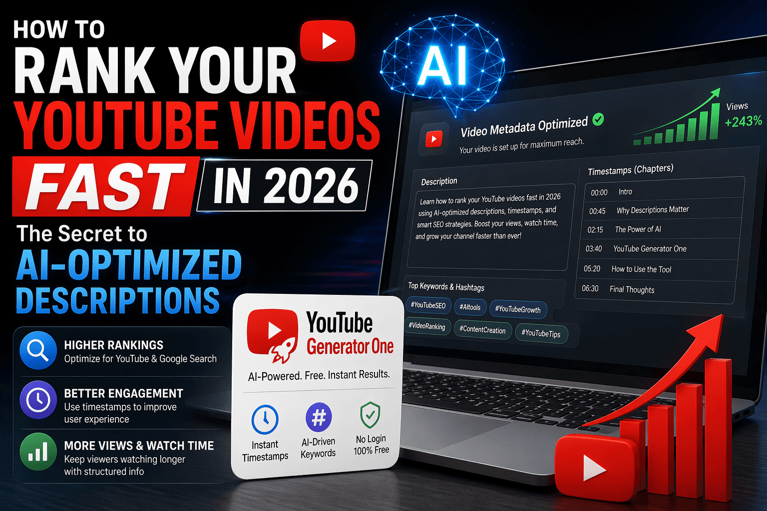 How to Rank Your YouTube Videos Fast in 2026: The Secret to AI-Optimized Descriptions