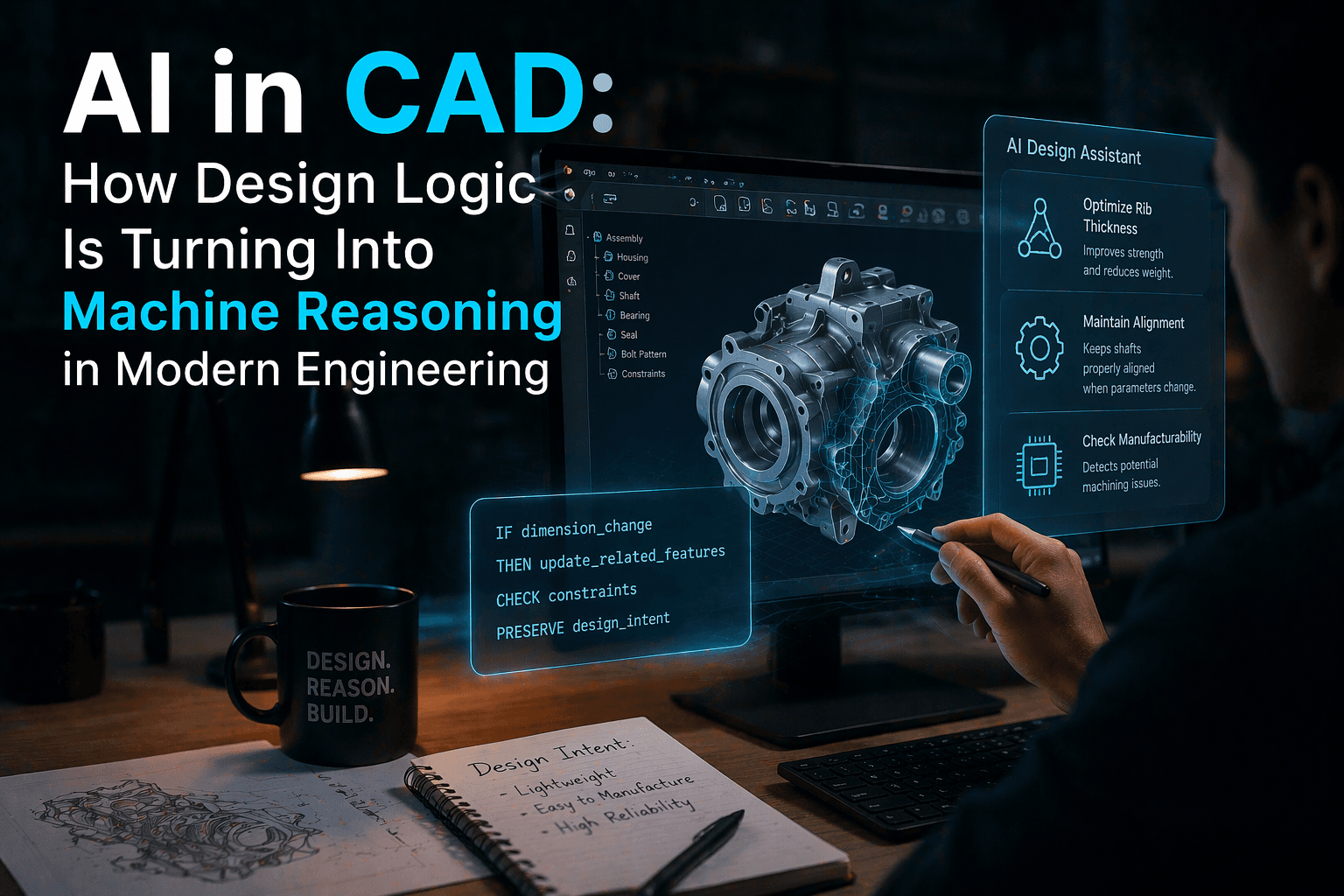 What Is AI-Powered CAD Reasoning? How Design Intent Becomes Machine Logic