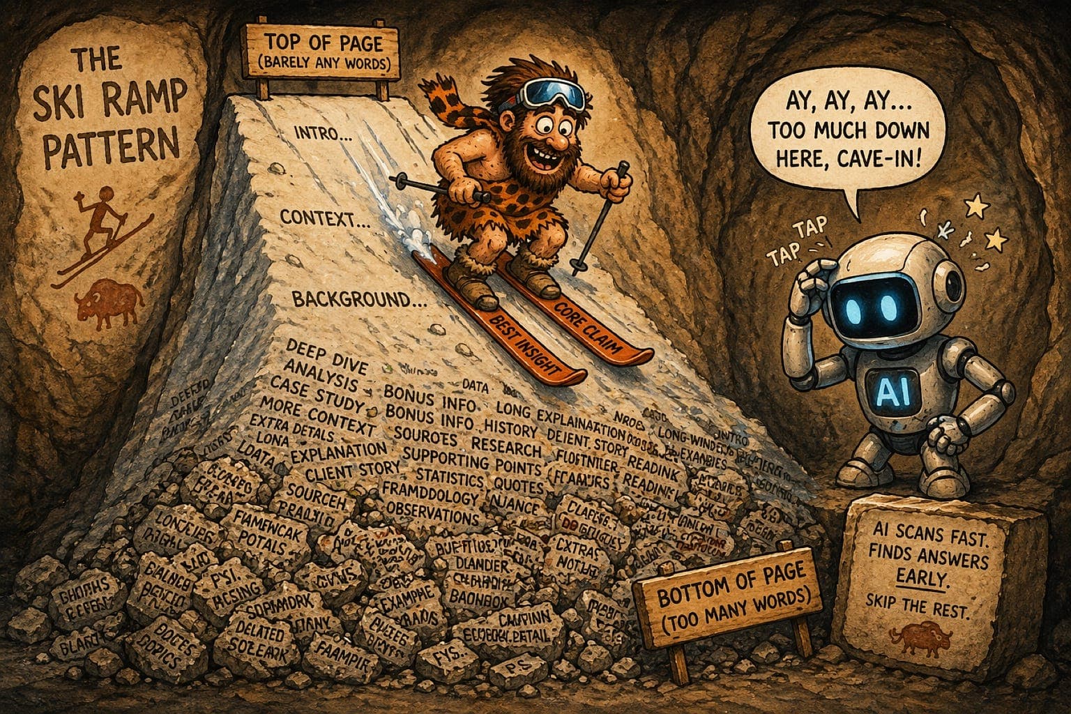 The Ski Ramp Pattern: Why ChatGPT Ignores the Best Part of Your Blog Posts
