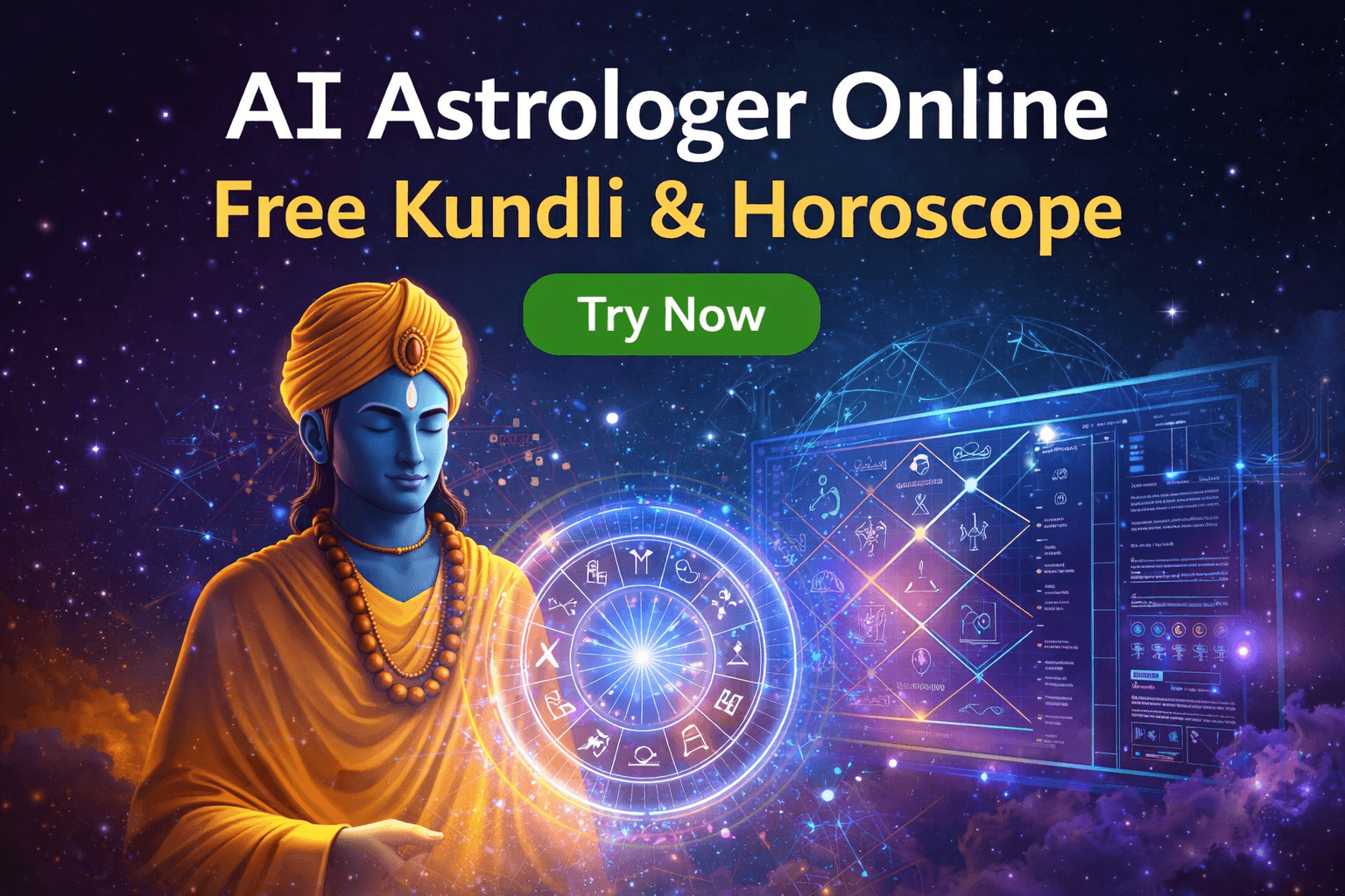AI Astrologer Online — Free Kundli & Horoscope Tool