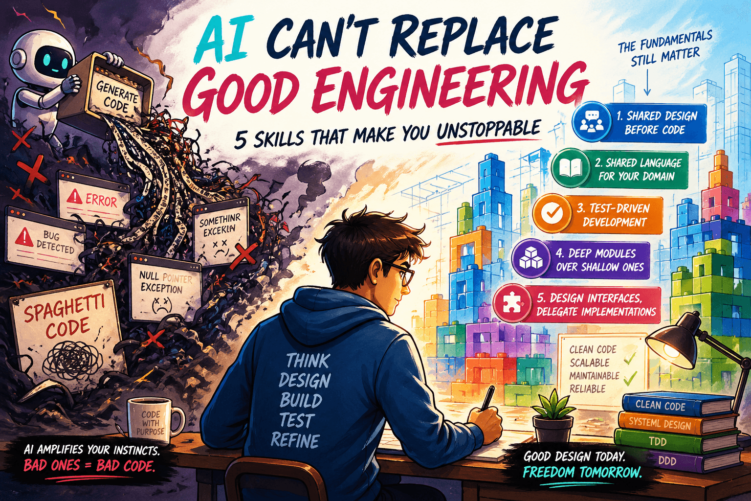 5 Skills Every Developer Must Have that AI Can’t Replace