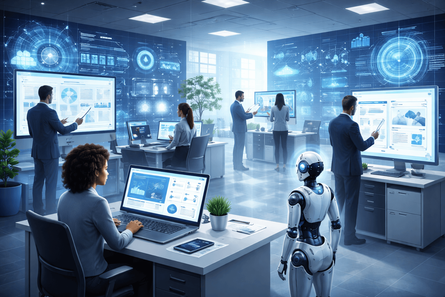 Artificial Intelligence Transforming Workplace and Enterprise Operations to Boost Productivity by…