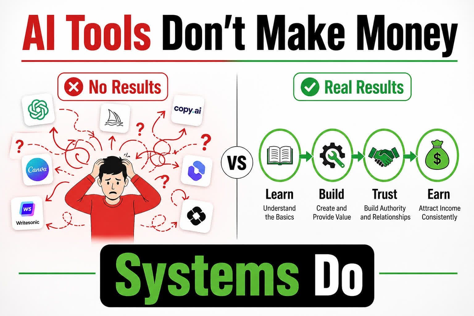 Why AI Tools Don’t Make Money for Beginners