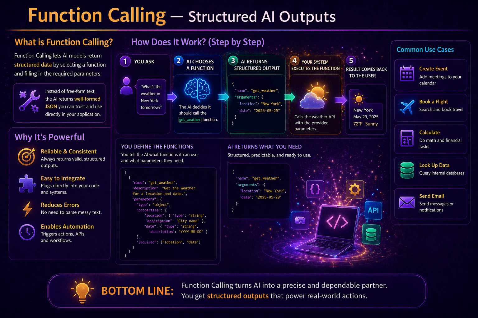 Function Calling — Structured AI Outputs