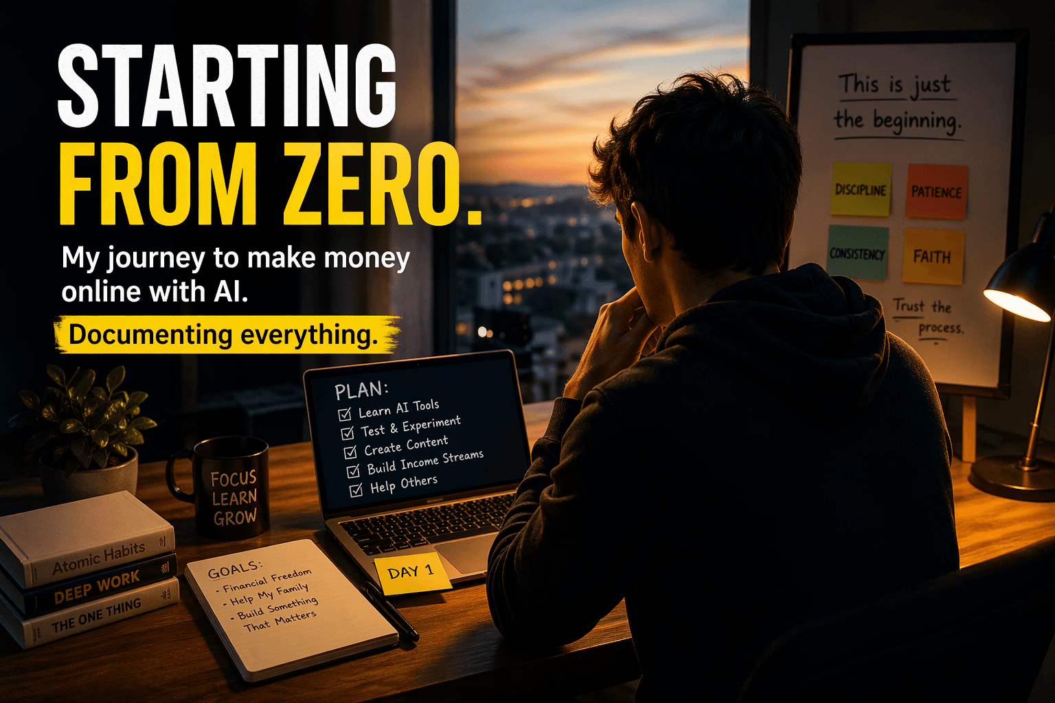 I’m Starting From Zero With AI and Online Income, And Documenting Everything in Public
