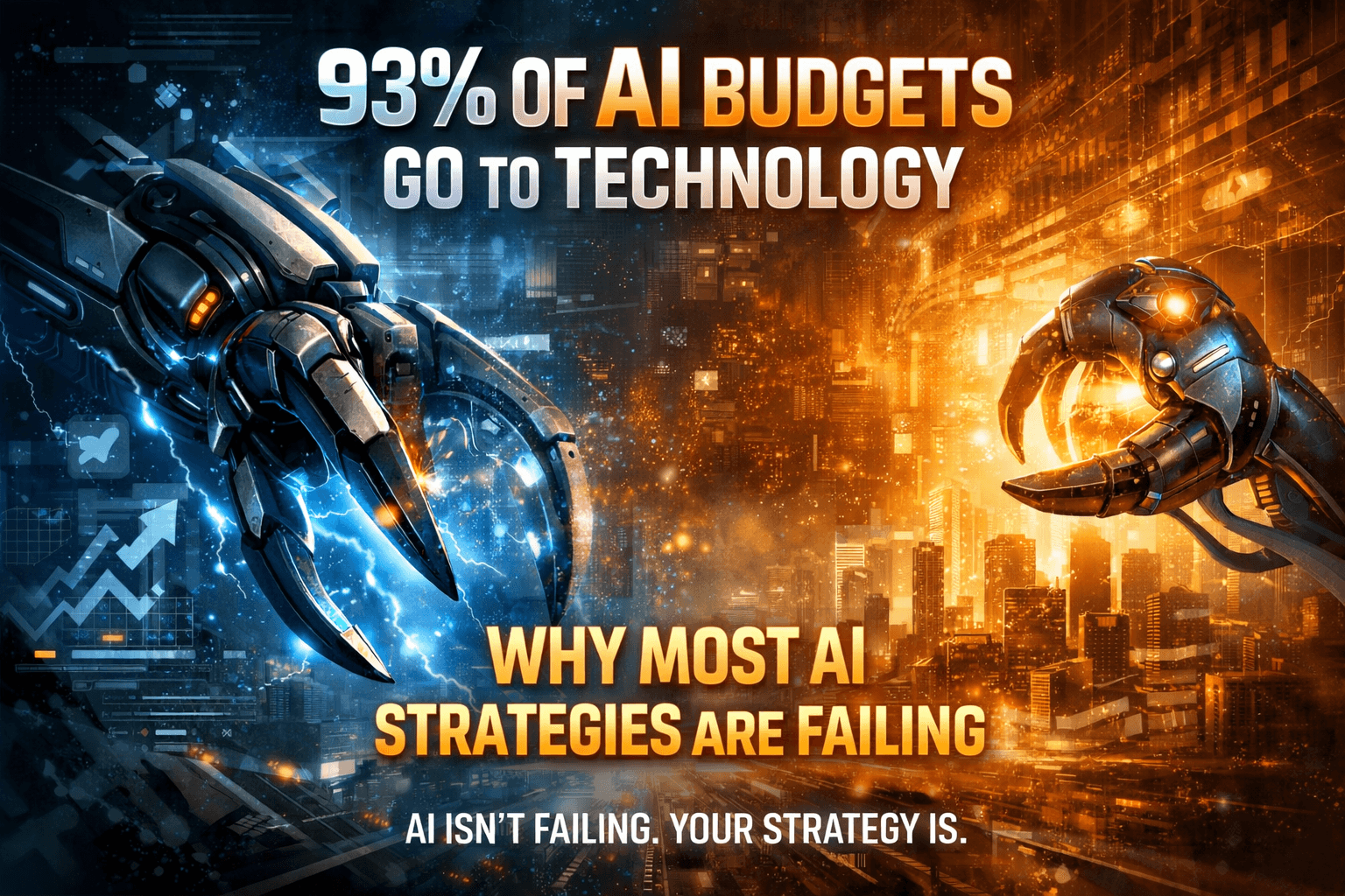 93% of AI Budgets Go to Technology — Here’s Why Most AI Strategies Are Failing