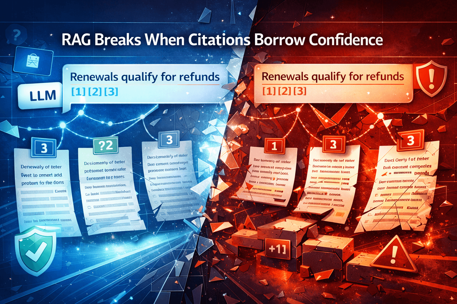 RAG Breaks When Citations Borrow Confidence