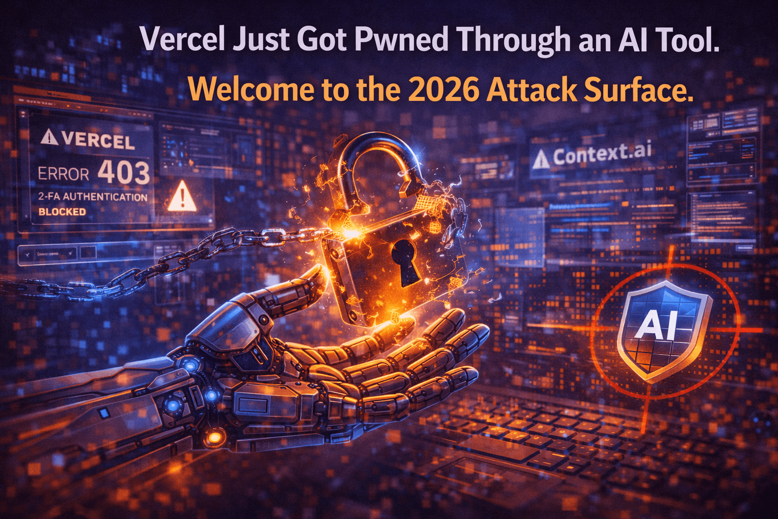 Vercel Just Got Pwned Through an AI Tool. Welcome to the 2026 Attack Surface.
