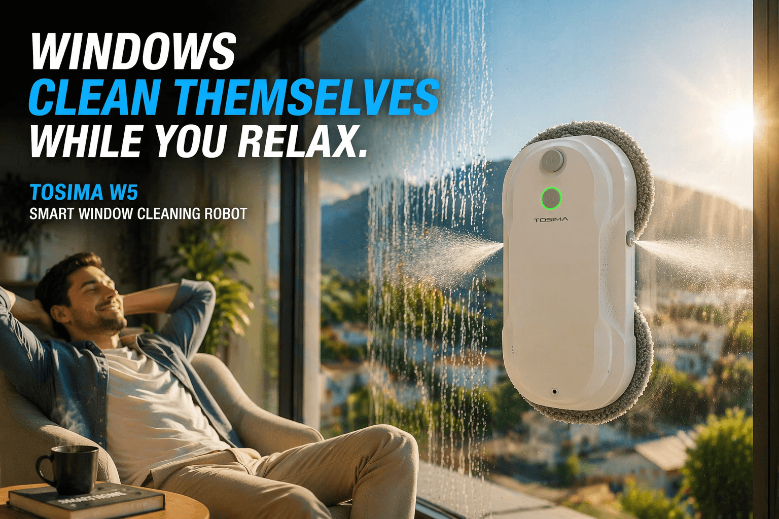 Tired of Cleaning Windows the Hard Way? This Robot Window Cleaner Does It for You