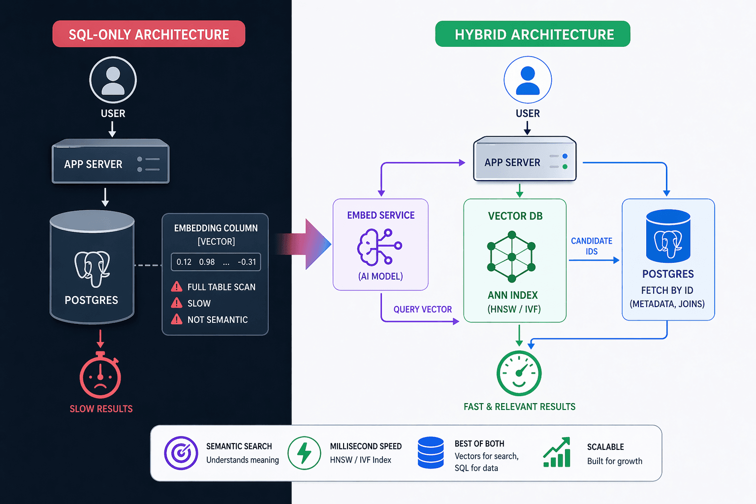 Stop Using SQL for Your AI Features. Here’s the Architecture Switch That Actually Scales