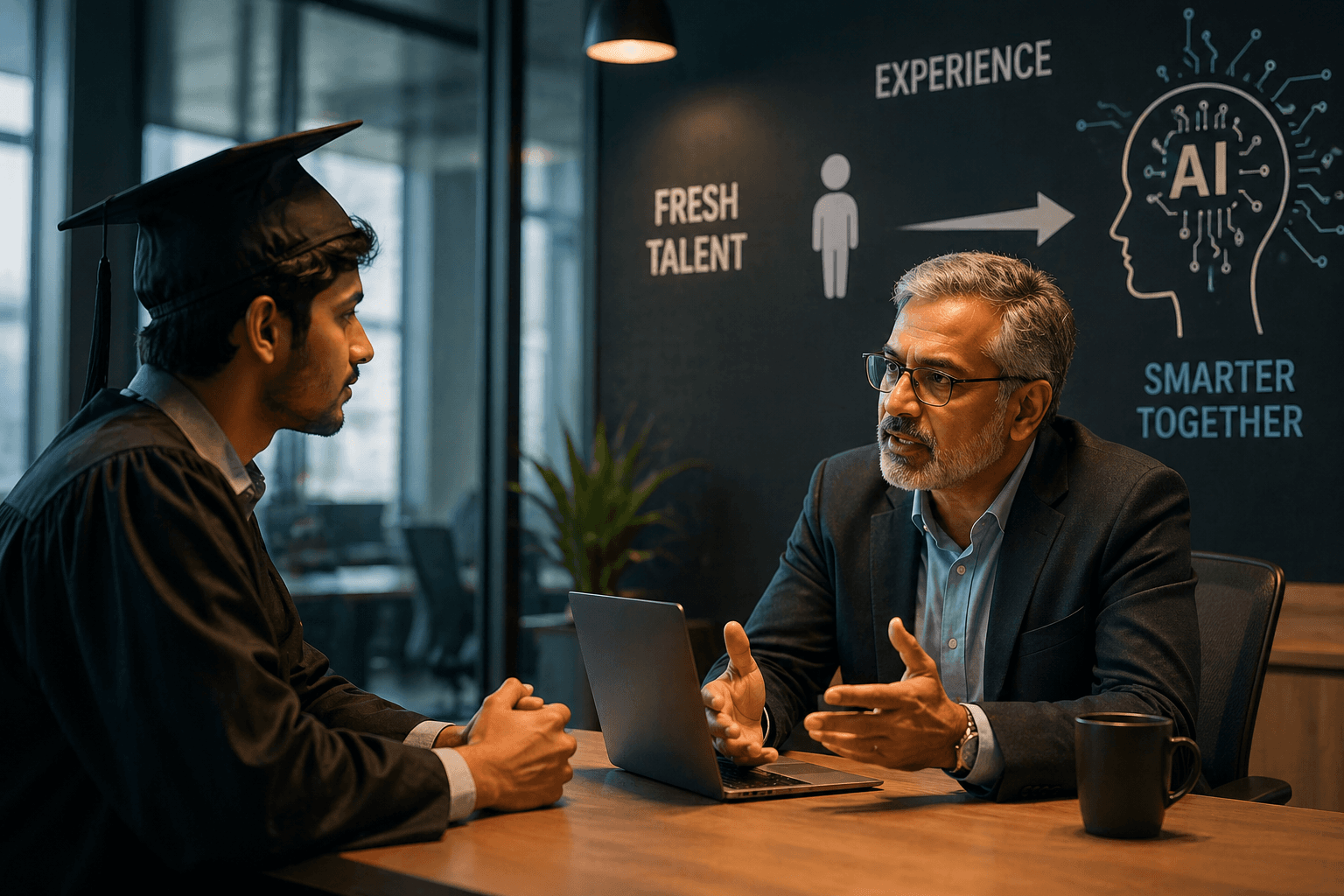 If they stop hiring and training fresh talent now, they’re going to create..