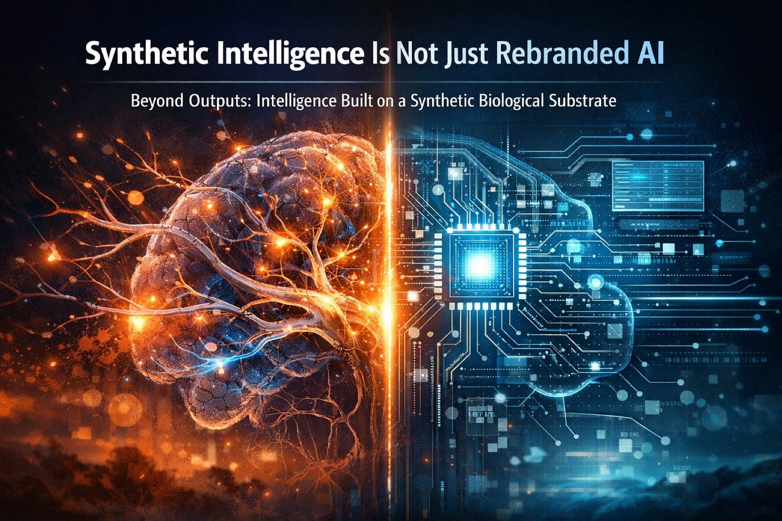 Synthetic Intelligence Is Not Just Rebranded AI