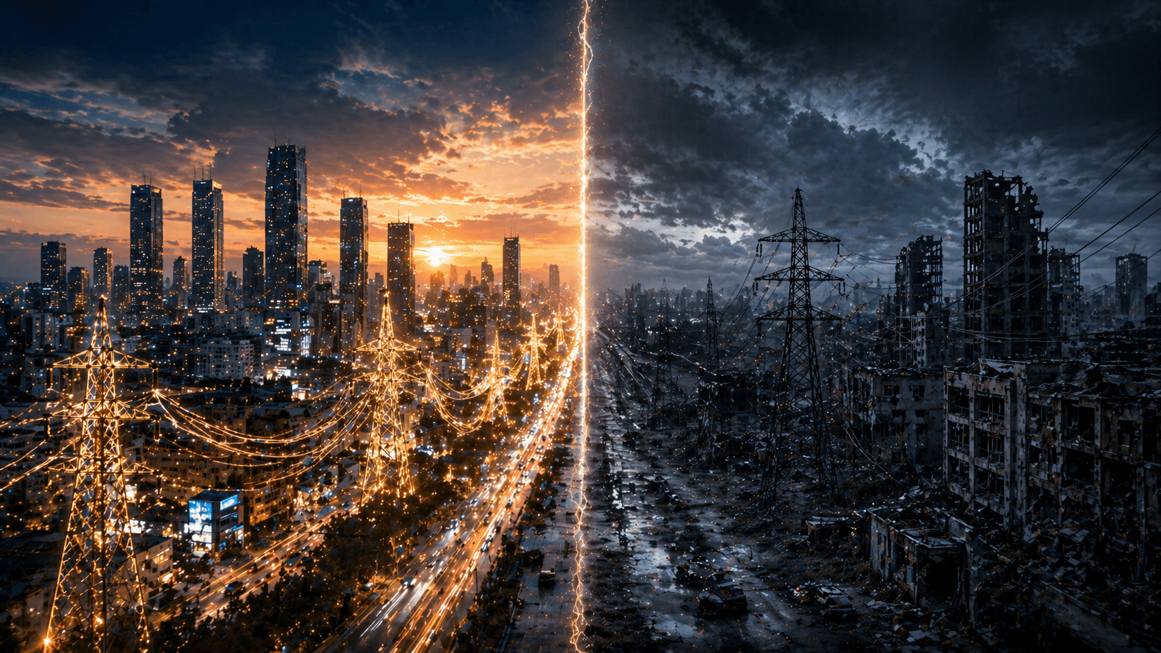 Title: Cities Don’t Collapse by Accident - They Collapse When Power Fails