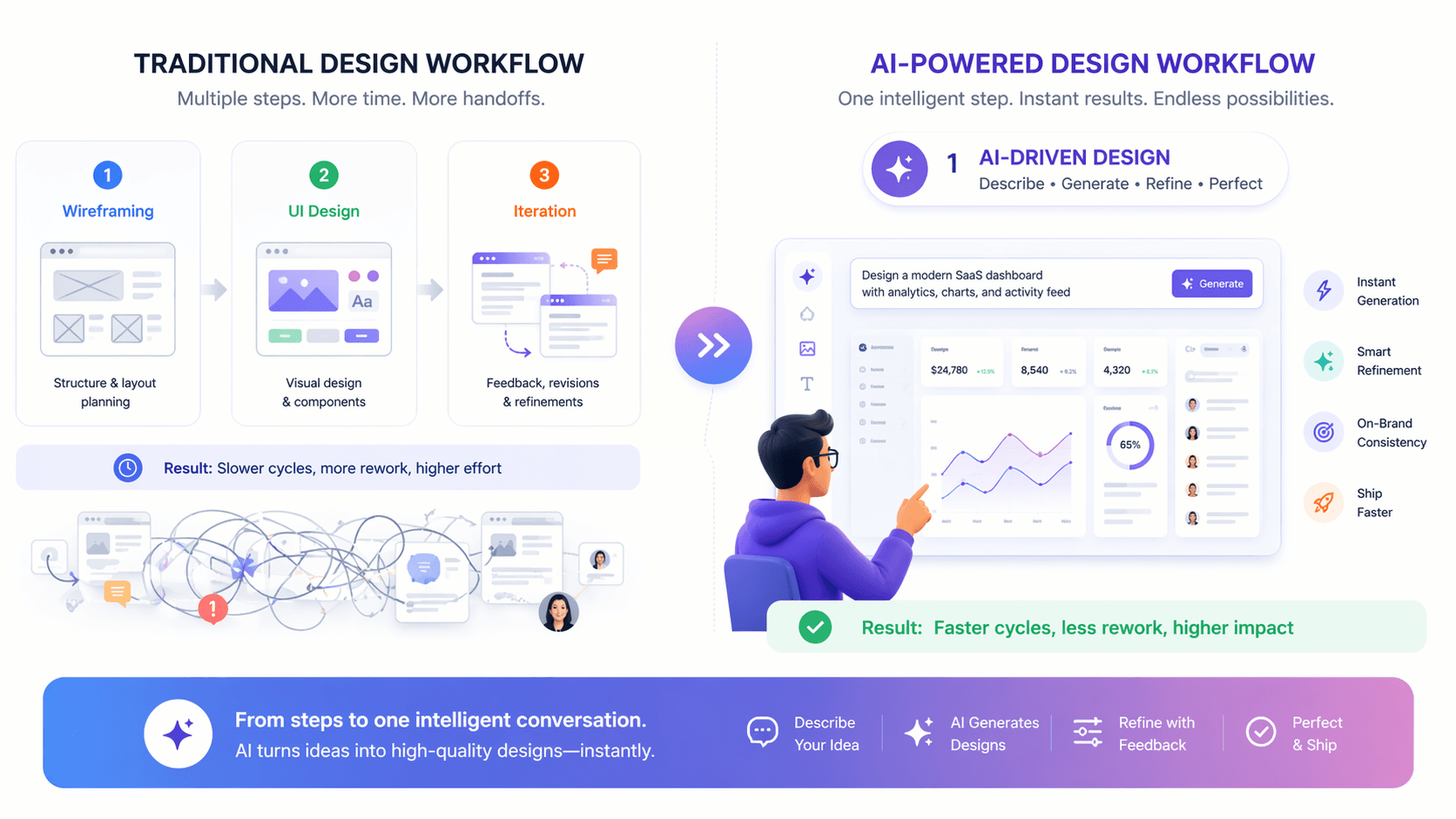 AI Design Tools Won’t Replace Designers — But They Will Replace Design Workflows