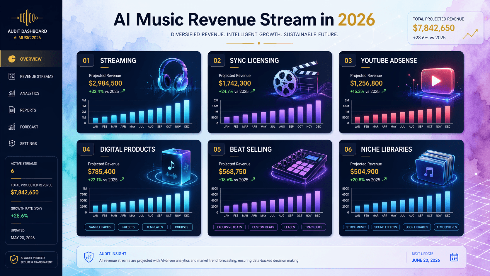 I Mapped Every AI Music Revenue Stream in 2026. Here’s What Actually Pays