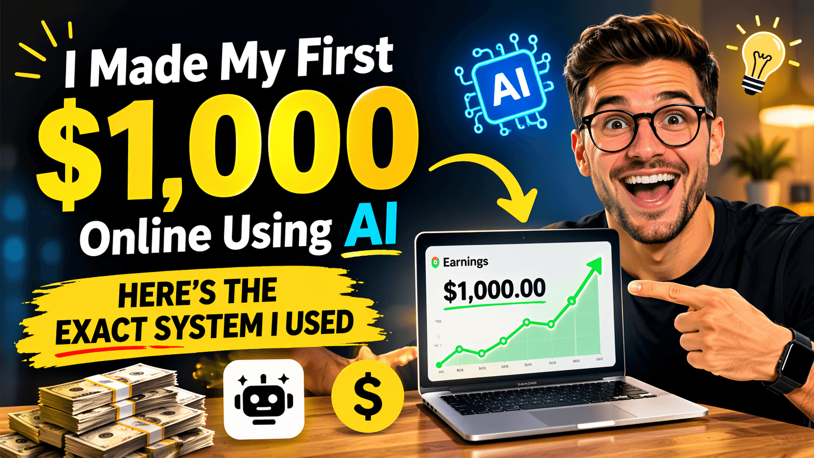 I Made My First $1,000 Online Using AI — Here’s the Exact System I Used