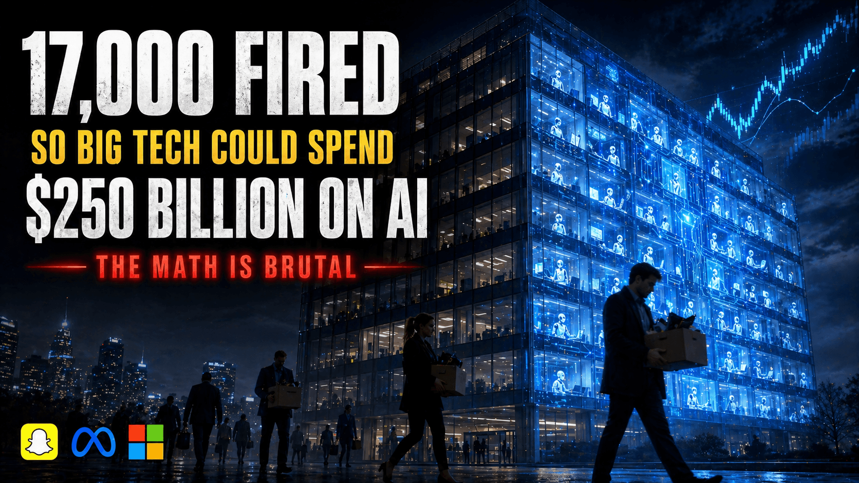 17,000 People Got Fired This Week So Big Tech Could Spend $250 Billion on AI. The Math Is Brutal.