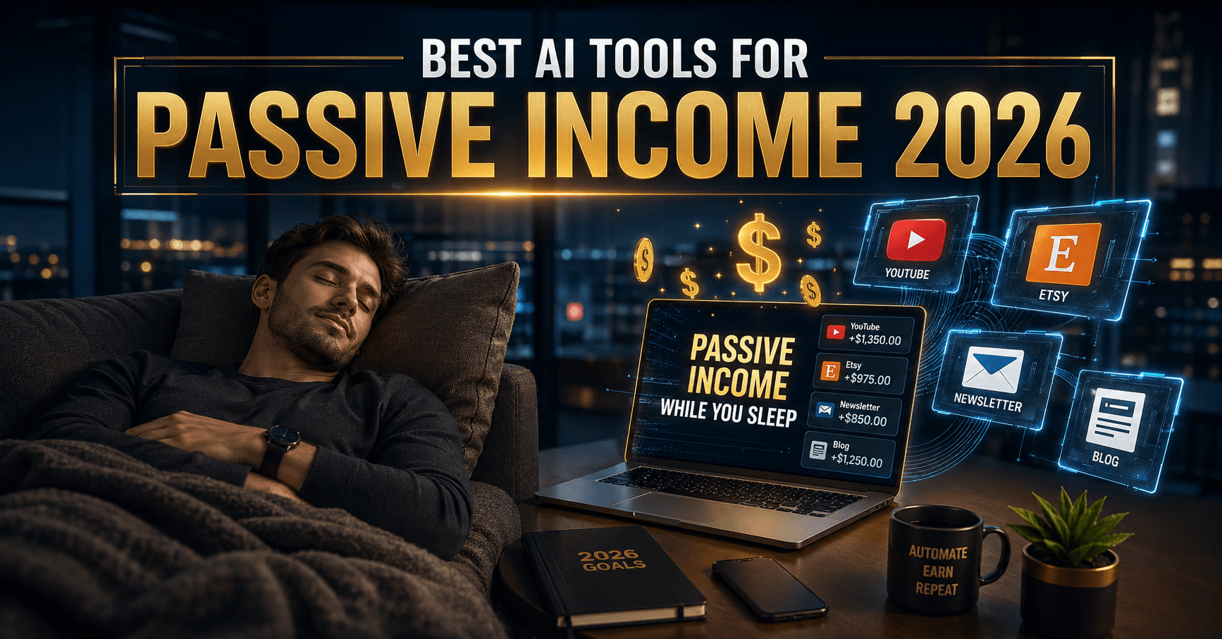 "Best AI Tools for Passive Income in 2026 — That Actually Pay (Complete Guide)"