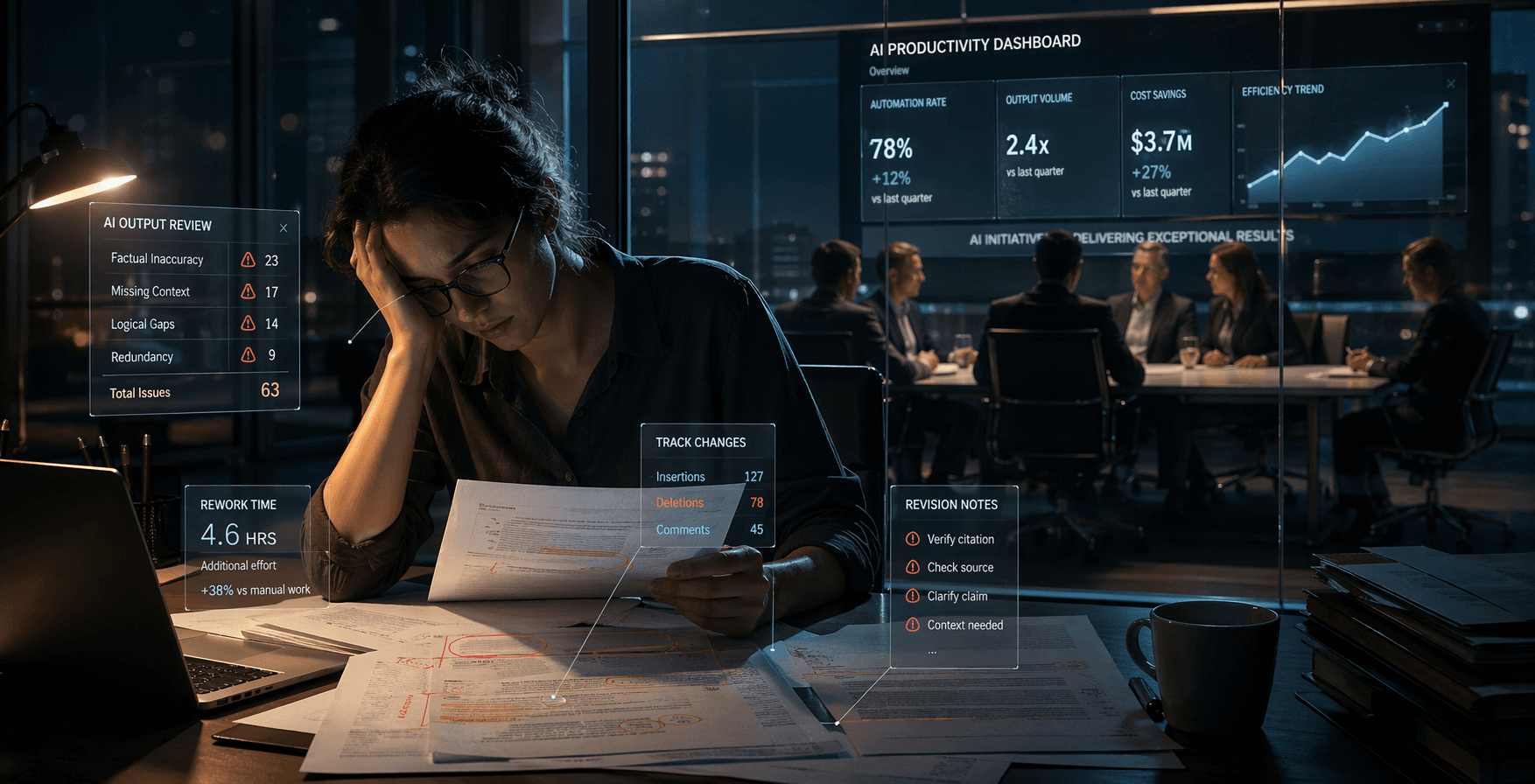 AI Is Cutting 16,000 Jobs a Month. Workers Are Paying the Rework Tax.