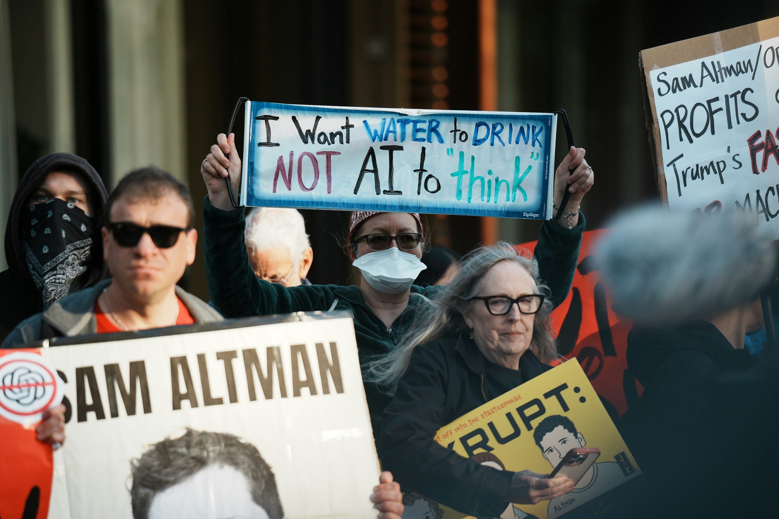 Someone Threw a Firebomb at Sam Altman’s House.