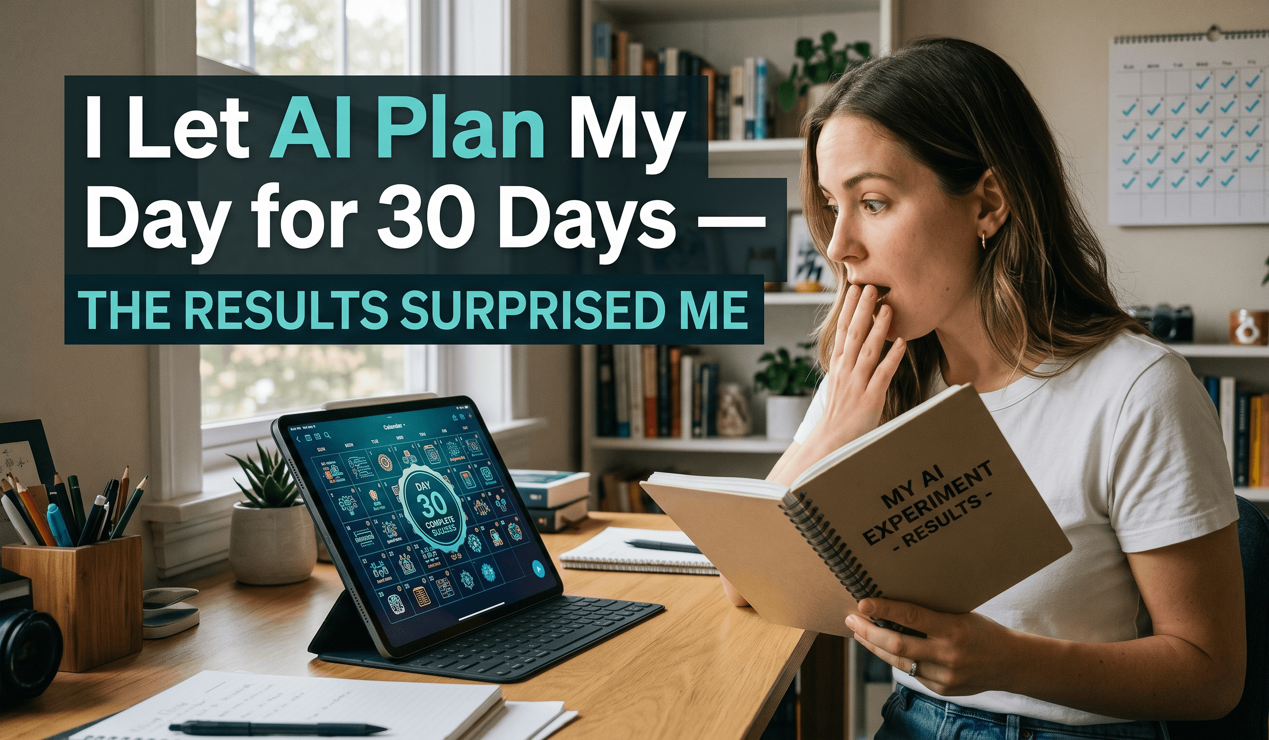 I Let AI Plan My Day for 30 Days — The Results Surprised Me