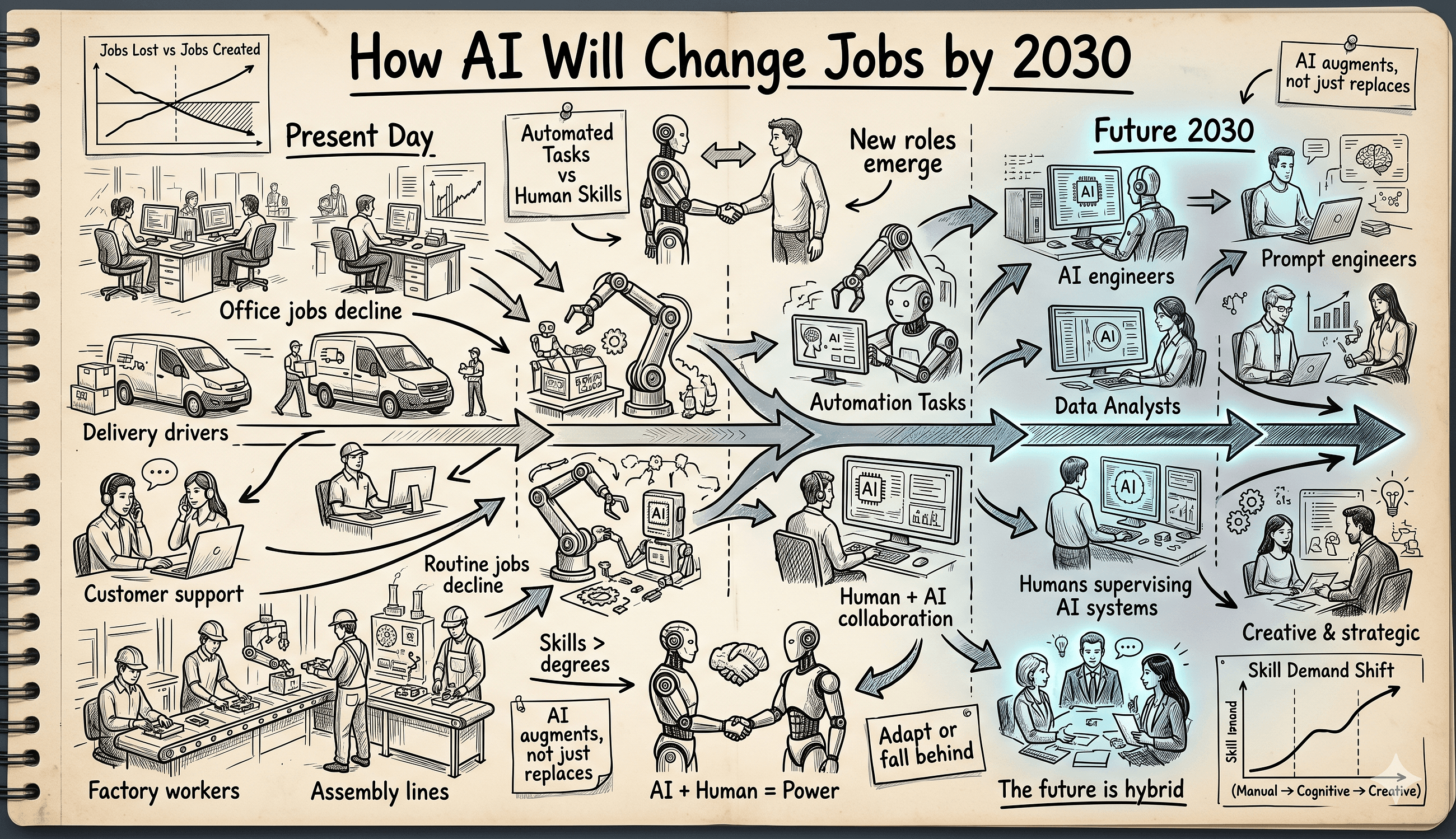 How AI Will Change Jobs by 2030