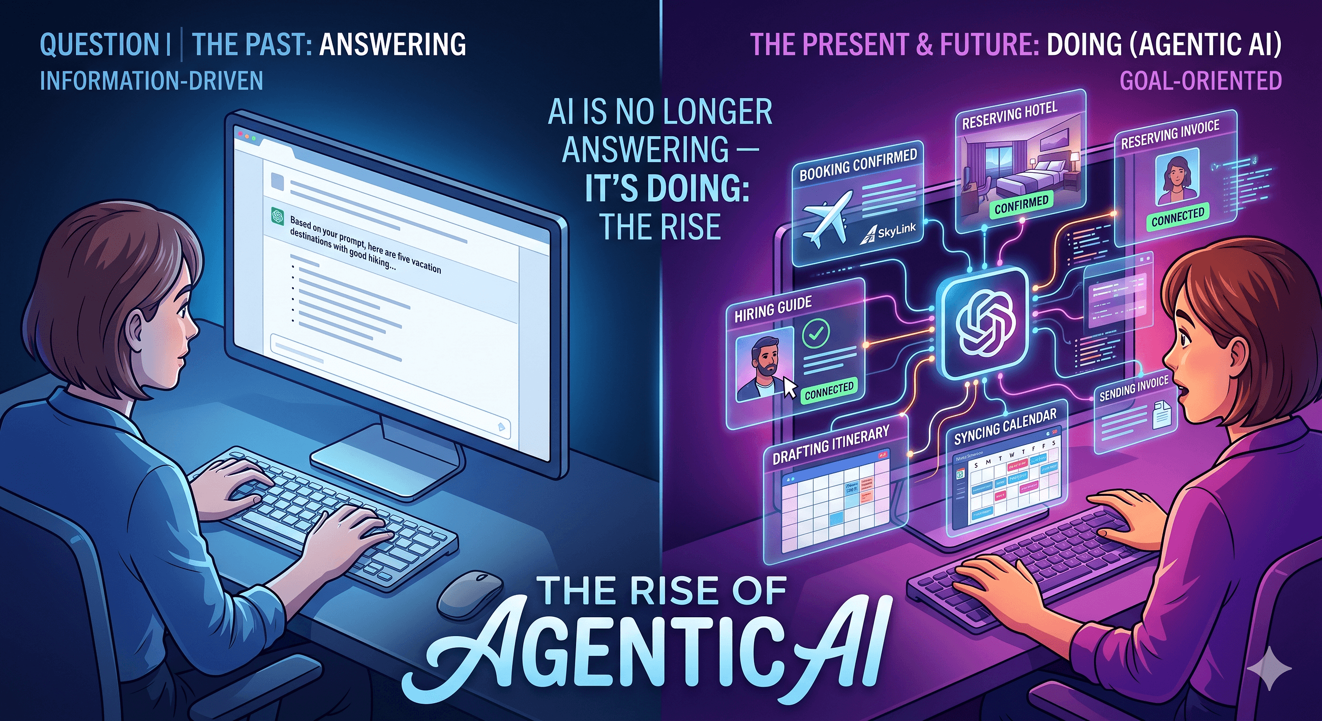AI is No Longer Answering — It’s Doing: The Rise of Agentic AI