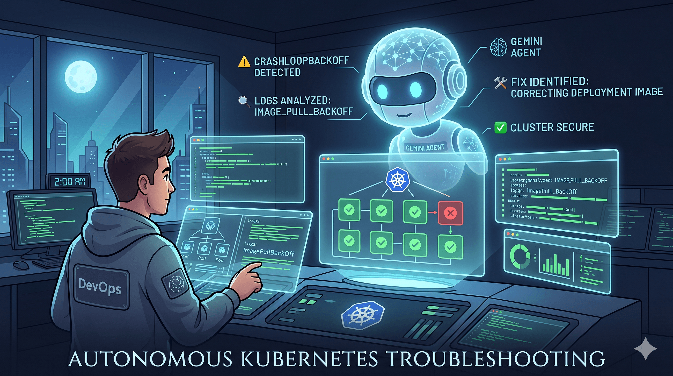 Stop Debugging K8s at 2 AM: I Built a Gemini-Powered Agent to Fix My Cluster